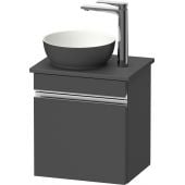 Duravit Sivida SV4656L10490000 szafka 40x32.5x44 cm podumywalkowa wisząca grafitowa-chrom