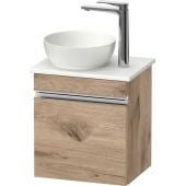 Duravit Sivida SV4656L10550000 szafka 40x32.5x44 cm podumywalkowa wisząca dąb-chrom