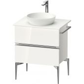 Duravit Sivida SV4657010220000 szafka 64.5x47.5x54.8 cm podumywalkowa wisząca biała-chrom