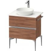 Duravit Sivida SV4657010790000 szafka 64.5x47.5x54.8 cm podumywalkowa wisząca orzech-chrom