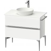 Duravit Sivida SV4658010180000 szafka 84.5x47.5x54.8 cm podumywalkowa wisząca biała-chrom