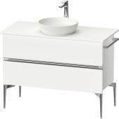 Duravit Sivida SV4659010180000 szafka 104.5x47.5x54.8 cm podumywalkowa wisząca biała-chrom