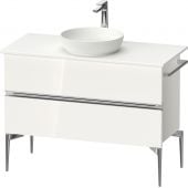 Duravit Sivida SV4659010220000 szafka 104.5x47.5x54.8 cm podumywalkowa wisząca biała-chrom