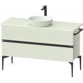 Duravit Sivida SV46600BDHH0000 szafka 124.5x47.5x54.8 cm podumywalkowa wisząca czarna-zielona