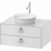 Duravit White Tulip WT499008585 szafka wisząca podumywalkowa 80x55 cm