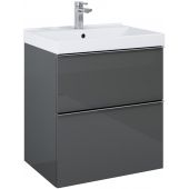 Elita Look 167078 szafka 60x44.9x63.5 cm podumywalkowa wisząca antracyt