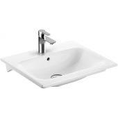 Geberit Selnova Square 500993001 umywalka 55x48 cm prostokątna meblowa biała