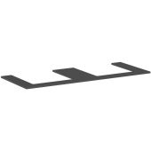 Hansgrohe Xilesa E 54274760 blat naszafkowy 137.5x55 cm szary