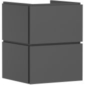 Hansgrohe Xilesa E 54291760 szafka 48x47x62 cm podumywalkowa wisząca szara