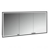 Kronenbach Cube 2.0 KB100229MB szafka 140x17x70 cm z lustrem czarna