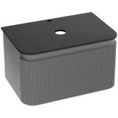 LaVita Vermont 5900378339793 szafka z blatem 80x50x50 cm podumywalkowa wisząca szara