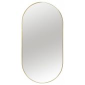 Ars Longa Scandi SCANDI50100ZS lustro 50x100 cm owalne złoty