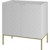 Megstyl Aspen 2491 szafka 80x45.8x82 cm podumywalkowa stojąca biała