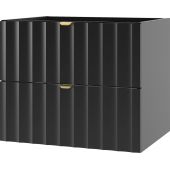 Megstyl Arcos 2514 szafka 60x45.8x50 cm podumywalkowa wisząca czarna