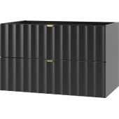 Megstyl Arcos 2584 szafka 80x45.8x50 cm podumywalkowa wisząca czarna