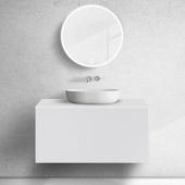 Oltens Lun 60034000 szafka 100x44.7x52 cm podumywalkowa wisząca biała