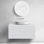 Oltens Lun 60029000 szafka 100x44.7x52 cm podumywalkowa wisząca biała