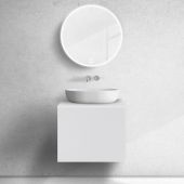 Oltens Lun 60032000 szafka 60x44.7x52 cm podumywalkowa wisząca biała