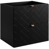 Rodan Trend 5906154450843 szafka 60x46x60.7 cm podumywalkowa wisząca czarna