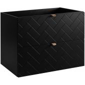 Rodan Trend 5906154450850 szafka 80x46x60.7 cm podumywalkowa wisząca czarna