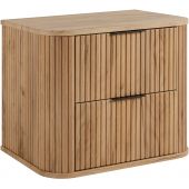 Rodan Elegance 5906154453844 szafka z blatem 60.4x41.5x51.7 cm podumywalkowa wisząca dąb
