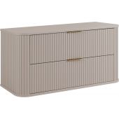 Rodan Elegance 5906154453882 szafka z blatem 100.4x41.5x51.7 cm podumywalkowa wisząca beżowa
