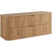 Rodan Elegance 5906154453912 szafka z blatem 120.4x41.5x51.7 cm podumywalkowa wisząca dąb