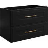 Rodan Classic 5906154453974 szafka 80x46x57 cm podumywalkowa wisząca czarna