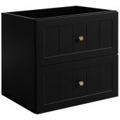 Rodan Gusto 5906154454032 szafka 60x46x57 cm podumywalkowa wisząca czarna