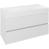 Sapho Odetta DT1003030 szafka 95x43.5x50 cm podumywalkowa wisząca biała
