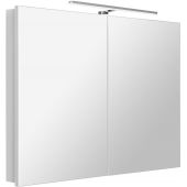 Sapho Greta GT1000031 szafka 101x14.2x70 cm z lustrem biały