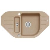 Alveus Niagara 1126055 zlewozmywak granitowy 90x50 cm beżowy