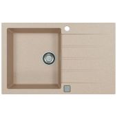 Alveus Cadit 1132023 zlewozmywak granitowy 79x50 cm beżowy
