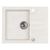 Alveus Rock 1213011 zlewozmywak granitowy 59.5x47.5 cm biały