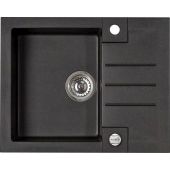 Alveus Rock 1213091 zlewozmywak granitowy 59.5x47.5 cm czarny