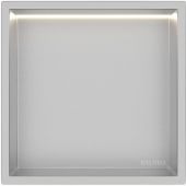 Balneo Wall Box LED Inox B01010101091 półka wnękowa 30 cm stal