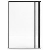 BD Art Szprosy 301210000402 lustro 70x100 cm prostokątne czarny