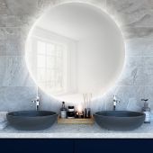Baltica Design Bright 5904107913421 lustro 100x100 cm okrągłe z oświetleniem