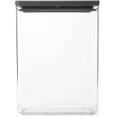 Brabantia Tasty+ 229985 pojemnik do przechowywania 22.1x11.1x29.6 cm przezroczysty-czarny