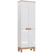 Comad Bali White BALIWHITE805FSC szafka 60x33x187 cm boczna stojąca biała