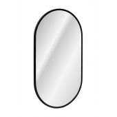 Comad Apollo LUSTROAPOLLOBLACK lustro 50x90 cm owalne z oświetleniem czarny