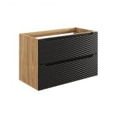 Comad Ocean Black OCEANBLACK82902S szafka 90x46x57 cm czarna-dab