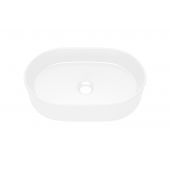Comad Beyond BEYOND5WHITEE6564 umywalka 48x32.5 cm owalna nablatowa biała