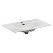 Comad Sky SKY808099 umywalka 80x46 cm prostokątna wpuszczana biała