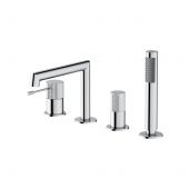 Cersanit Zen S951565 bateria wannowo-prysznicowa nawannowa chrom