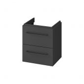 Cersanit Larga S164035 szafka 49.4x39.4x57.2 cm podumywalkowa wisząca antracyt