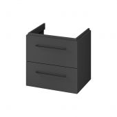 Cersanit Larga S164036 szafka 59.4x44.4x57.2 cm podumywalkowa wisząca antracyt