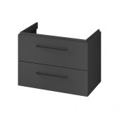 Cersanit Larga S164037 szafka 79.4x44.4x57.2 cm podumywalkowa wisząca antracyt
