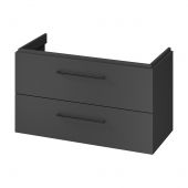Cersanit Larga S164038 szafka 99.4x44.4x57.2 cm podumywalkowa wisząca antracyt