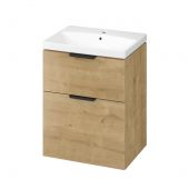 Cersanit City S4004134 umywalka z szafką 60 cm dąb